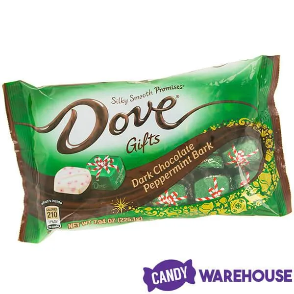 Dove Peppermint Bark Dark Chocolate Squares: 28-Piece Bag - Image 2