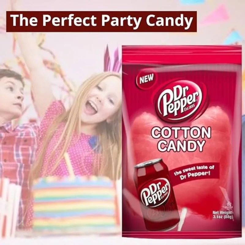 Dr. Pepper Cotton Candy Small Peg Bags: 12-Piece Box - Image 2