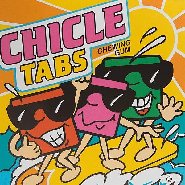 Dubble Bubble Chiclets Chewing Gum Tabs - Assorted Colors: 24LB Case - Image 4