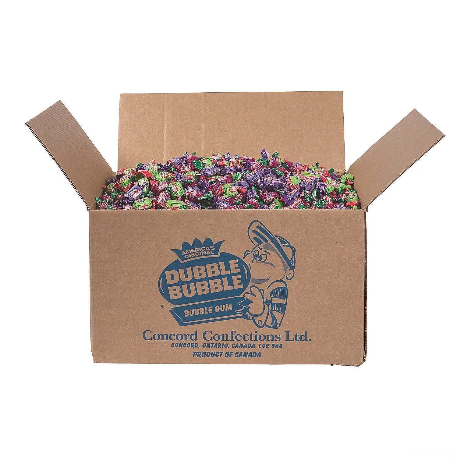 Dubble Bubble Gum - 3 Flavors: 1800-Piece Case - Image 3