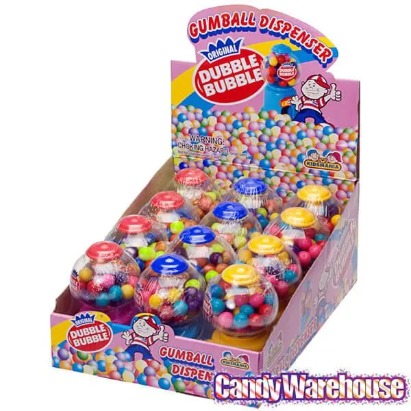 Dubble Bubble Gumball Machine Dispensers: 12-Piece Box - Image 3