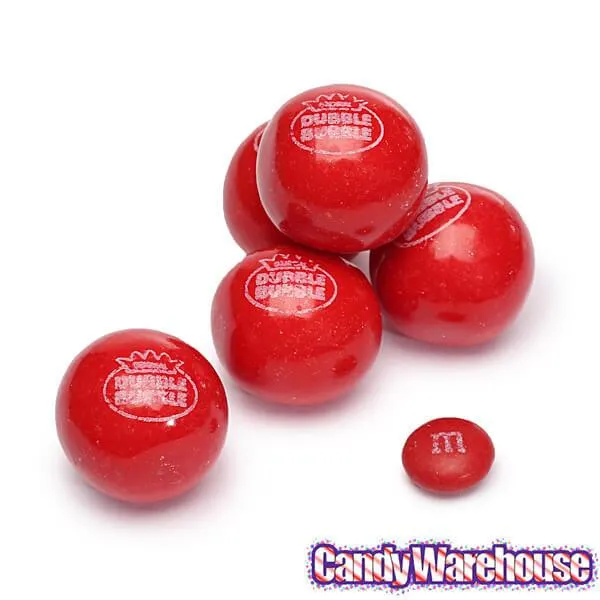 Dubble Bubble Hot Chew Cinnamon 1-Inch Gumballs: 850-Piece Case - Image 3