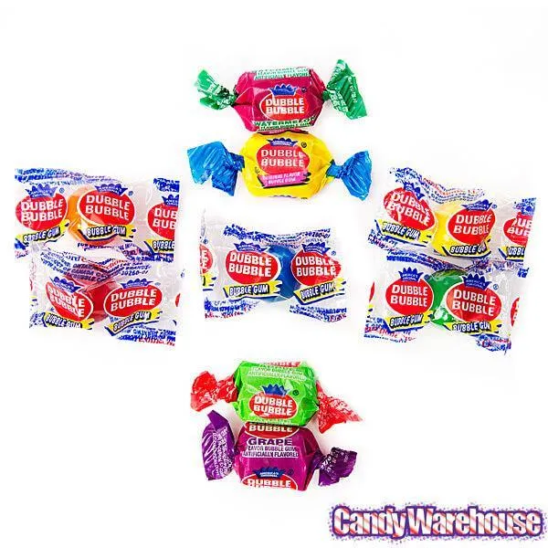 Dubble Bubble Mixed Assortment of Bubblegum: 185-Piece Bag - Image 2