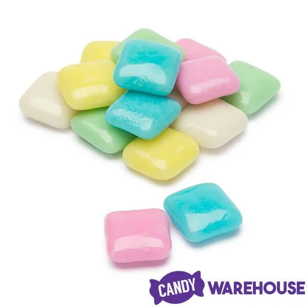 Dubble Bubble Chiclets Chewing Gum Tabs - Polar Mint: 1.5LB Jar - Image 3