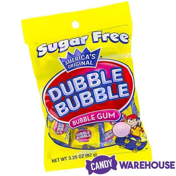 Dubble Bubble Sugar Free Gum Packets: 240-Piece Box - Image 3