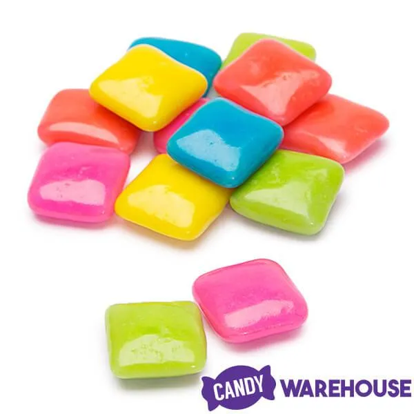 Dubble Bubble Chiclets Chewing Gum Tabs - Tropical Fruit Flavors: 1.5LB Jar - Image 6