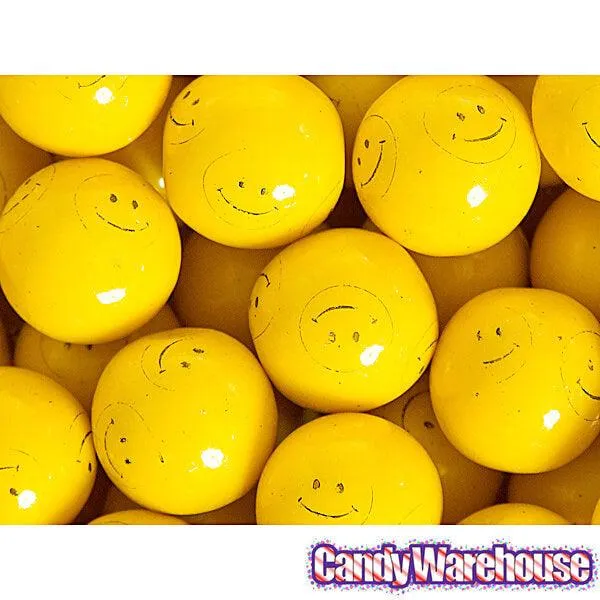 Dubble Bubble Smiley Face 1-Inch Gumballs: 850-Piece Case - Image 4