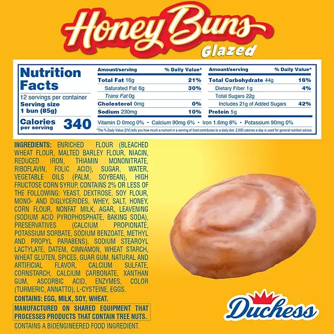 Duchess Honey Buns: 12-Piece Box - Image 2