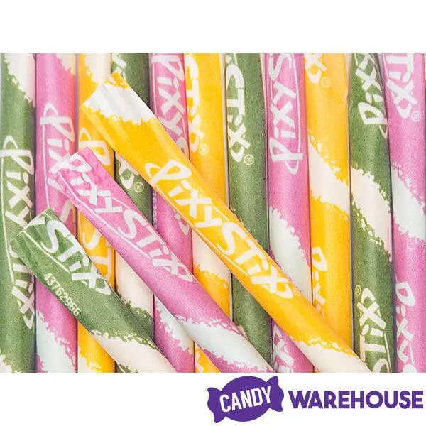 Pixy Stix Candy Powder Straws Bags - Cucumber Watermelon, Mango Lime, & Pineapple: 12-Piece Box - Image 6
