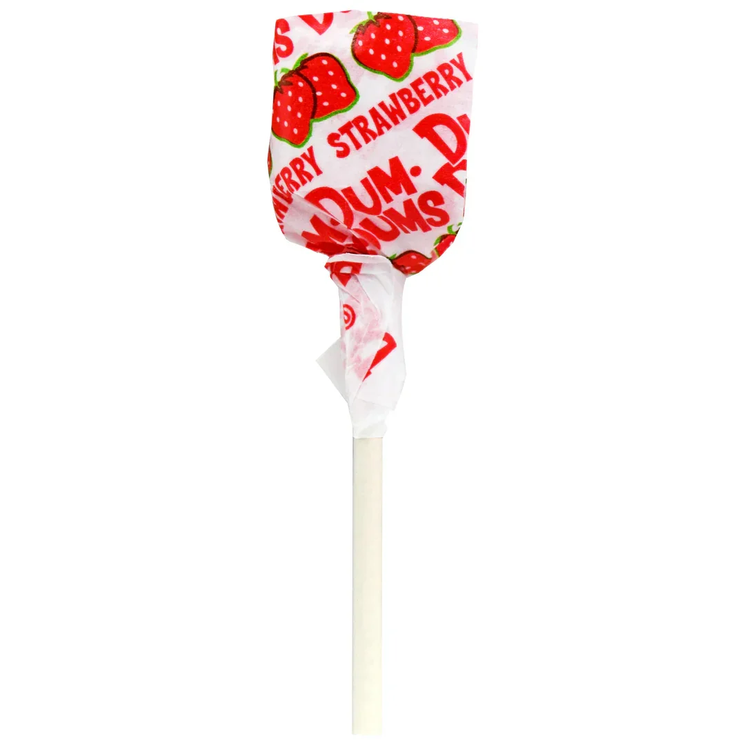 Dum Dums Pops - Strawberry: 50-Piece Box