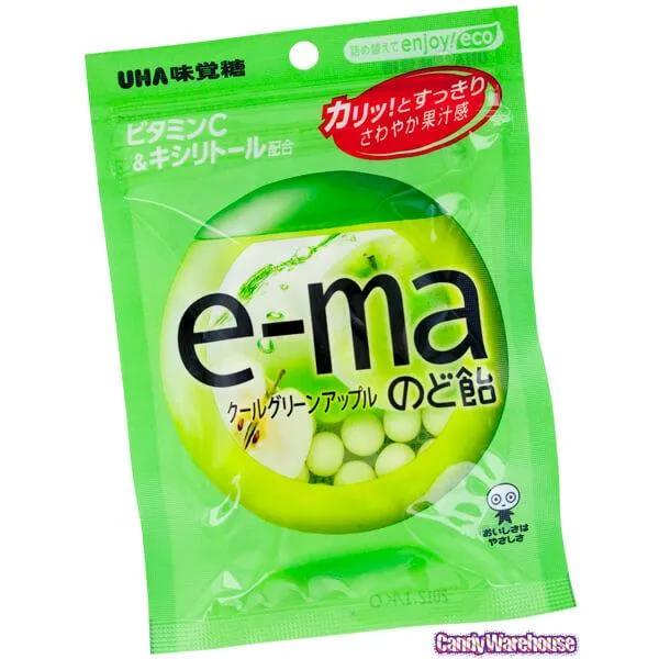 E-ma Cool Apple Candy Balls: 1.76-Ounce Bag - Image 2
