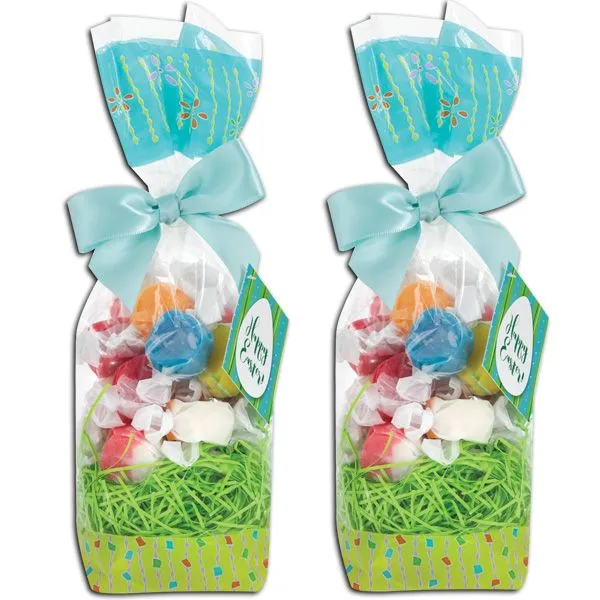 Easter Bunny Candy Bags - Salt Water Taffy: 16-Piece Case