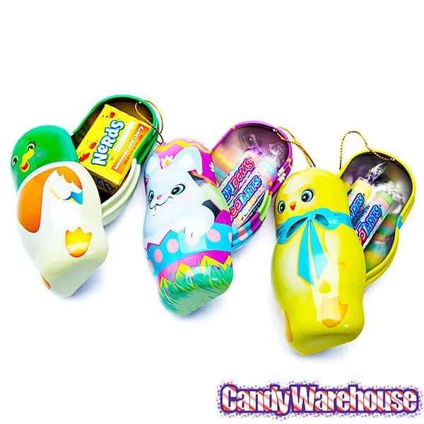Bee International Easter Candy SweeTarts & Nerds Tins: 12-Piece Box - Image 2