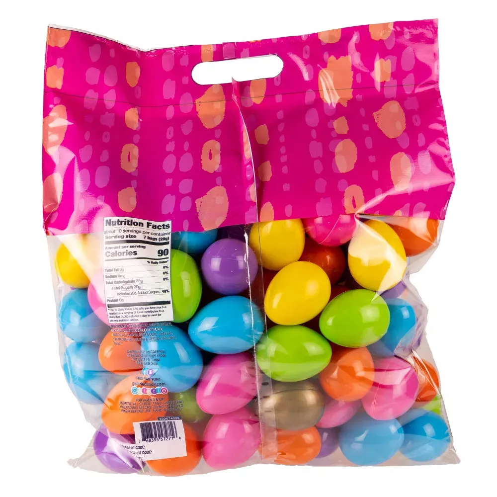 Easter Eggs Filled with Jelly Beans and Stickers: 115-Piece Bag - Image 3