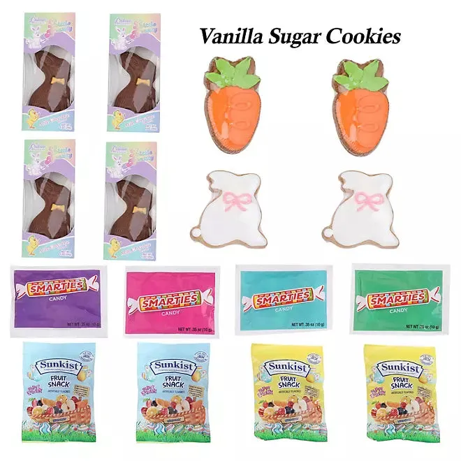 Easter Gift Totes Filled with Treats: 4-Piece Display - Image 3