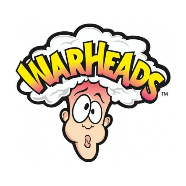 Easter Warheads Sour Jelly Beans Candy Tubes: 24-Piece Display - Image 2