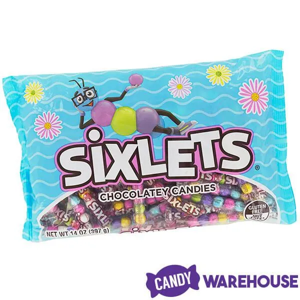 Spring Sixlets Candy Packets: 55-Piece Bag - Image 3