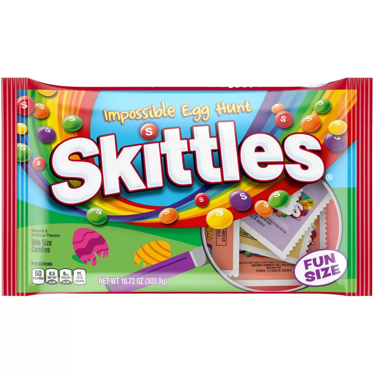 Easter Skittles Candy Fun Size Packs: 20-Piece Bag - Image 4