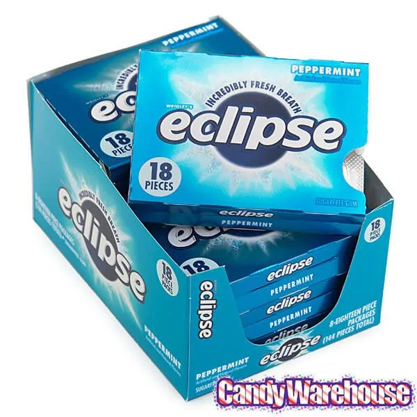 Eclipse Sugar Free Tab Gum Packs - Peppermint: 8-Piece Box - Image 3