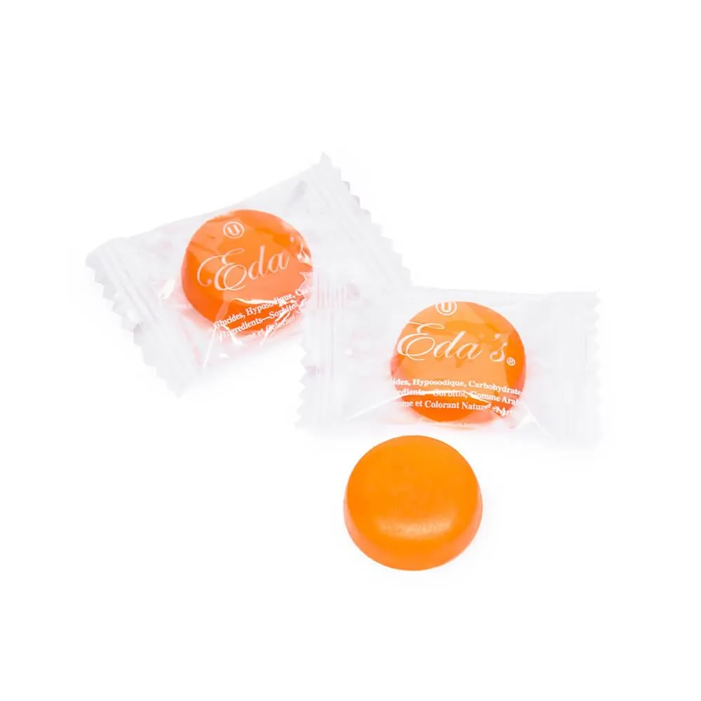 Eda's Sugar Free Hard Candy Drops - Butterscotch Peg Bags: 12-Piece Case - Image 2