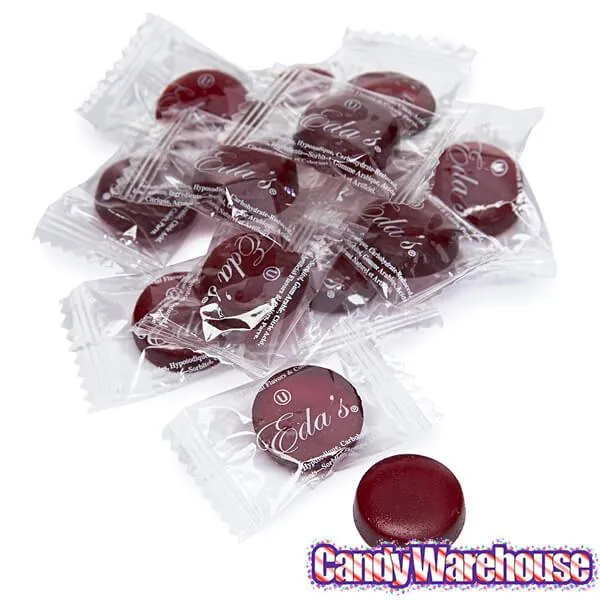 Eda's Sugar Free Hard Candy Drops - Cherry Peg Bags: 12-Piece Case - Image 4