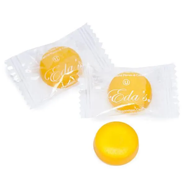 Eda's Sugar Free Hard Candy Drops - Lemon Peg Bags: 12-Piece Case - Image 2
