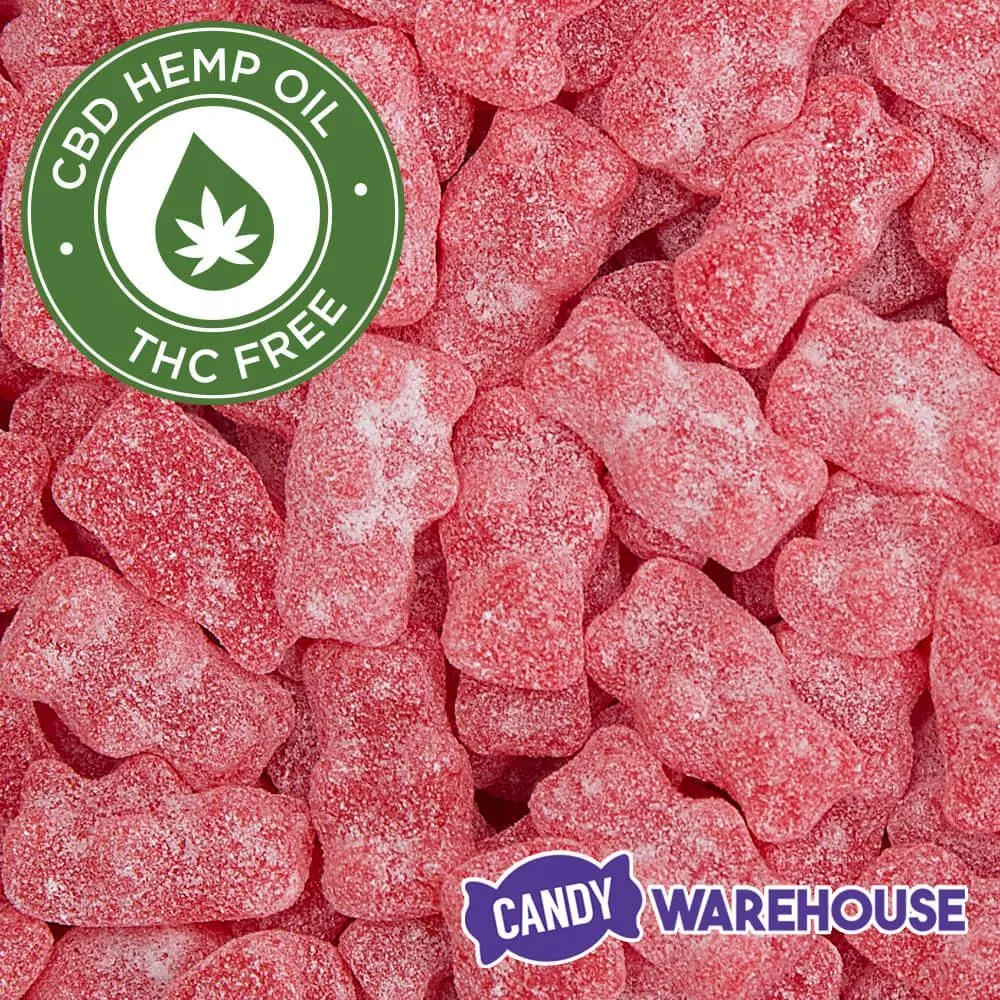 Eddy Edibles Hot Cinnamon CBD Gummies THC Free 100mg: 10 Gummy Bears - Image 3