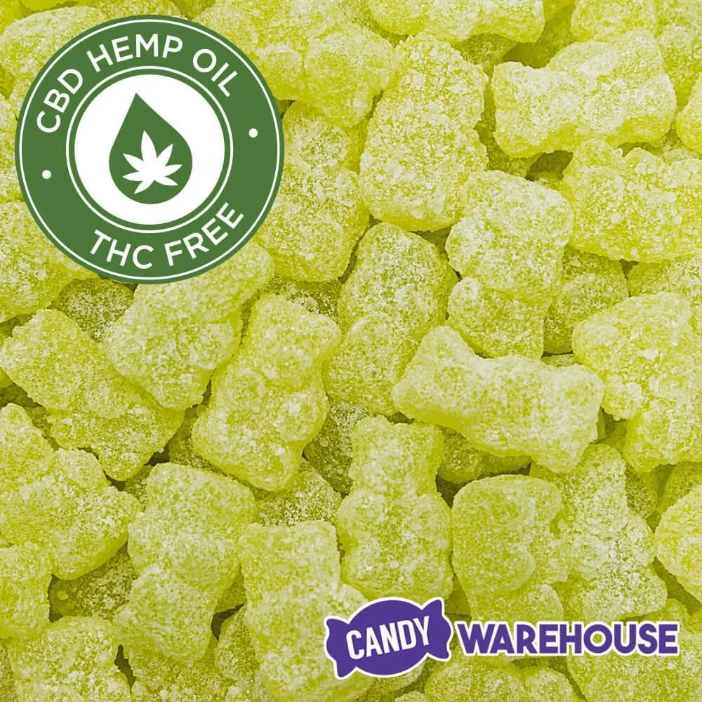 Eddy Edibles Sour Mojito CBD Gummies THC Free 600mg: 30 Gummy Bears - Image 3