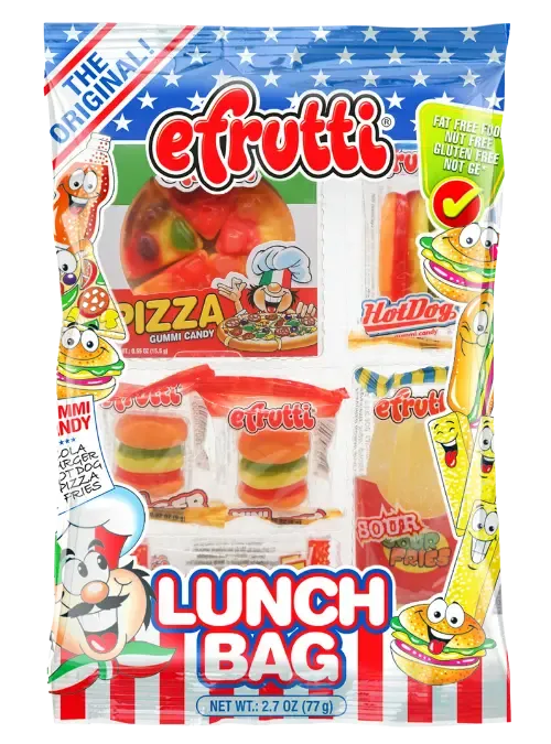 Efrutti Gummi Lunch Peg Bag: 12-Piece Case