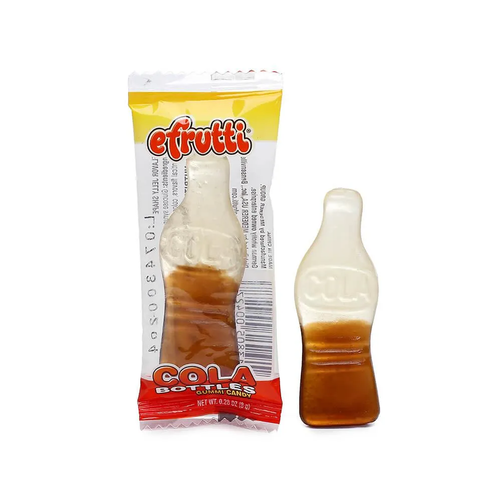 Efrutti Gummy Cola Bottles - Wrapped: 80-Piece Box