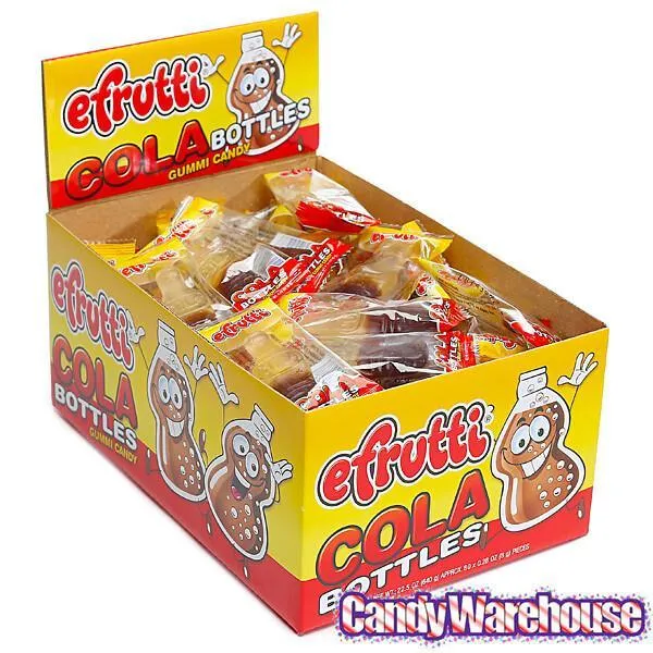Efrutti Gummy Cola Bottles - Wrapped: 80-Piece Box - Image 2