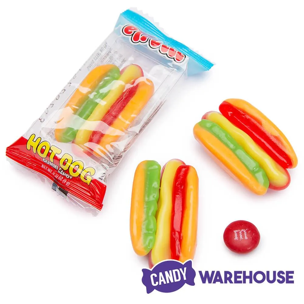 Efrutti Gummy Hot Dogs Candy: 60-Piece Box - Image 4