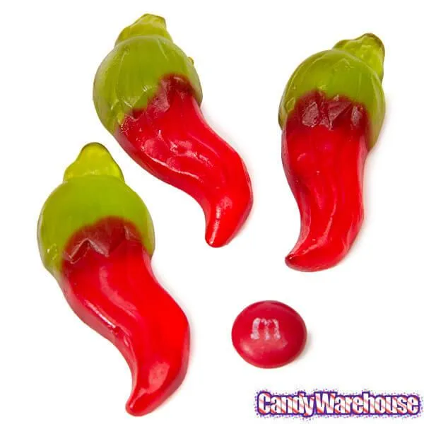 Efrutti Gummy Jalapeno Peppers Candy: 1KG Bag - Image 3