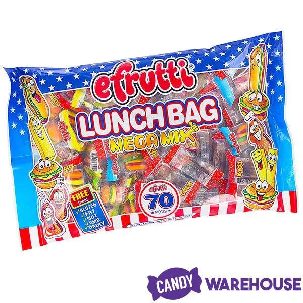 Efrutti Gummy Lunch Mega Mix Bag: 6-Piece Case - Image 5