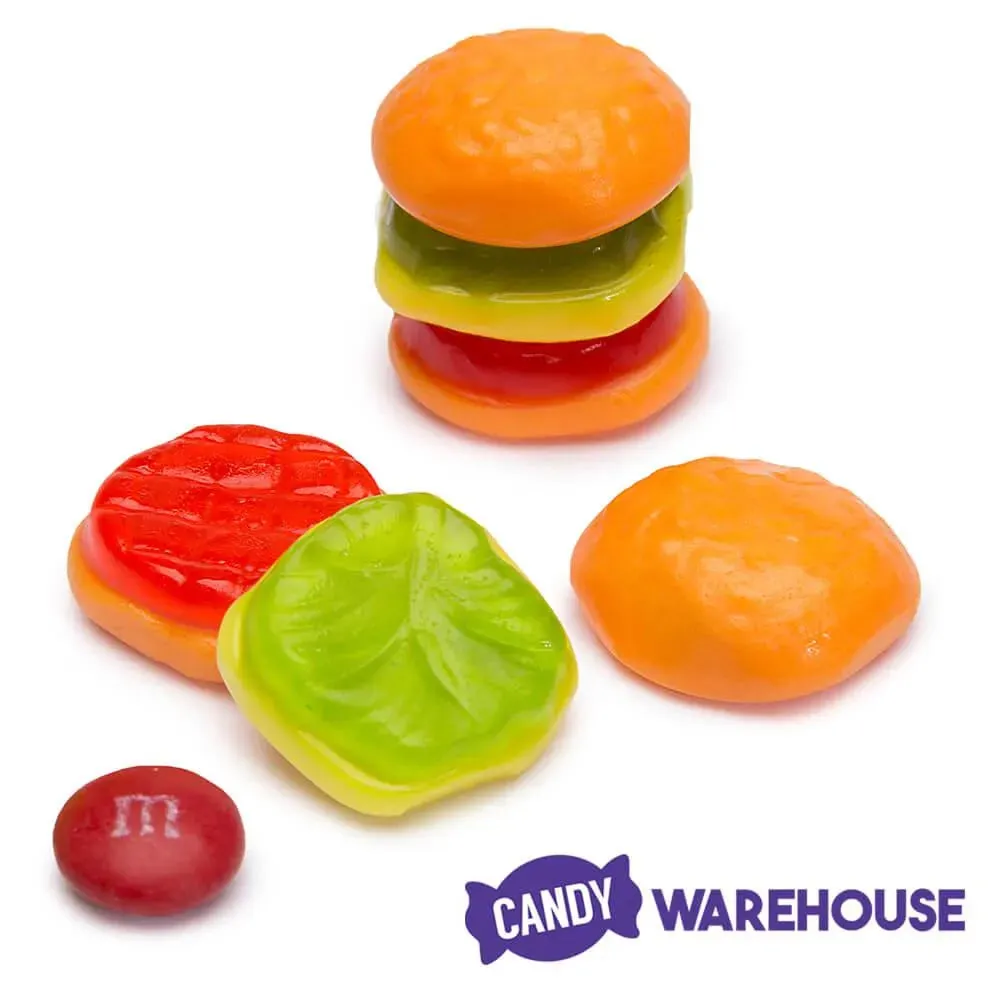 Efrutti Gummy Mini Burgers Candy: 60-Piece Box - Image 4