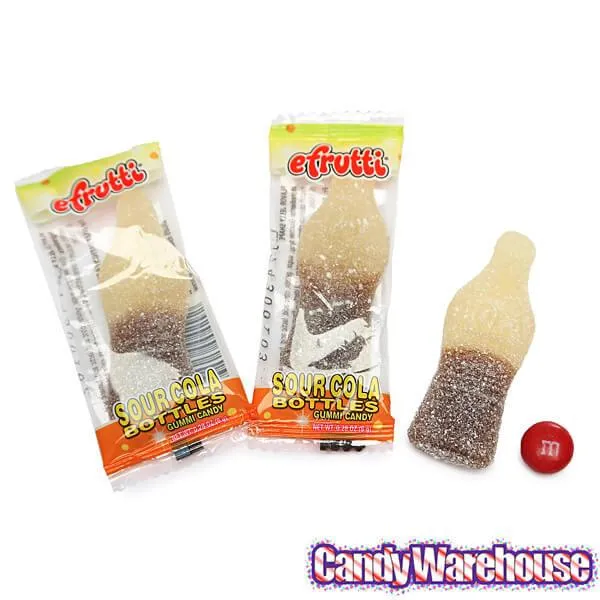 Efrutti Gummy Sour Cola Bottles - Wrapped: 80-Piece Box - Image 2