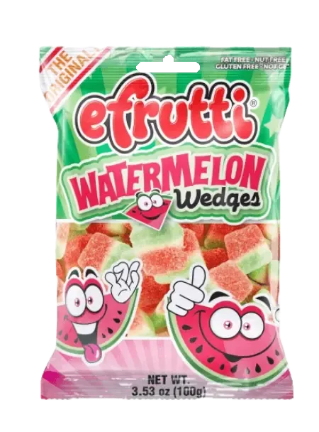 Efrutti Watermelon Wedges Gummy: 12-Piece Case