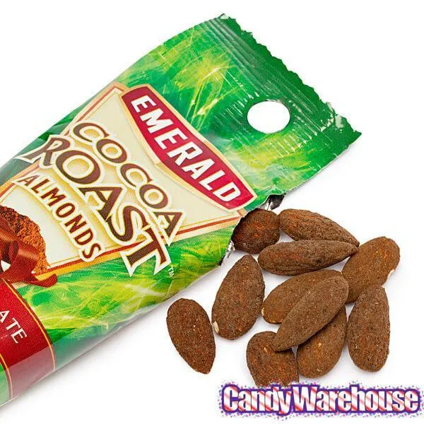 Emerald Cocoa Roast Almonds 1.5-Ounce Bags: 12-Piece Box - Image 6