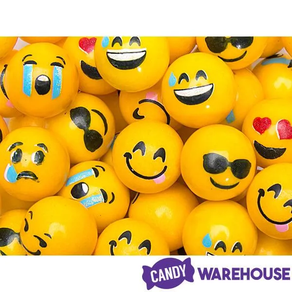 Eatmoji Emoji Gumballs Refill Gum for Gumball Machine: 1LB Box - Image 2