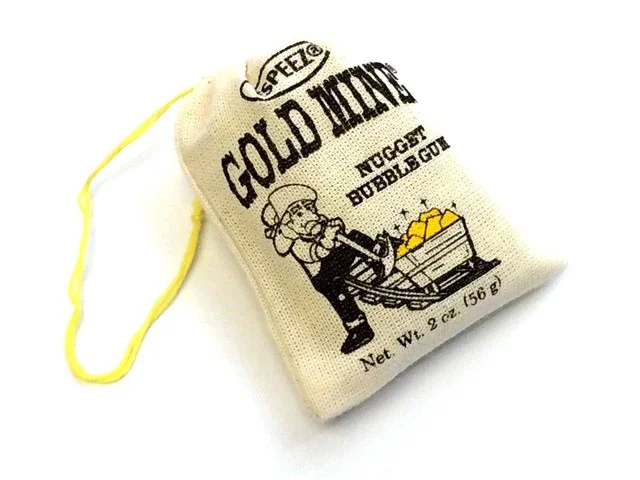 Espeez Gold Mine Bubble Gum Satchels: 24-Piece Box - Image 2