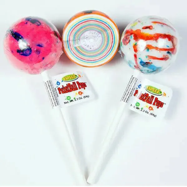 Espeez Paintball Pops Giant Jawbreaker Lollipops: 36-Piece Tub - Image 5