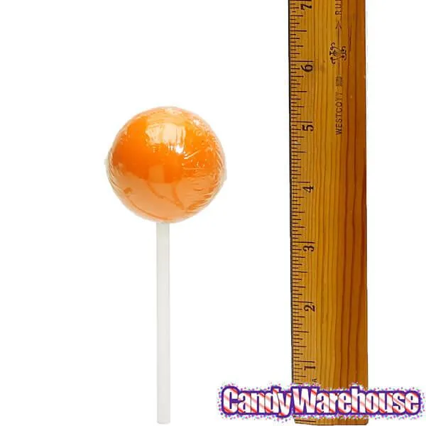Espeez Paintball Pops Giant Jawbreaker Suckers - Orange: 12-Piece Bag - Image 3