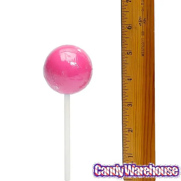 Espeez Paintball Pops Giant Jawbreaker Suckers - Pink: 12-Piece Bag - Image 2