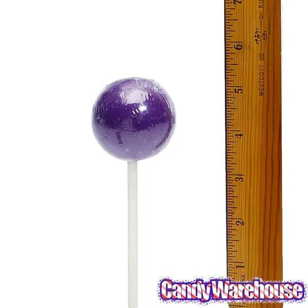 Espeez Paintball Pops Giant Jawbreaker Suckers - Purple: 12-Piece Bag - Image 2