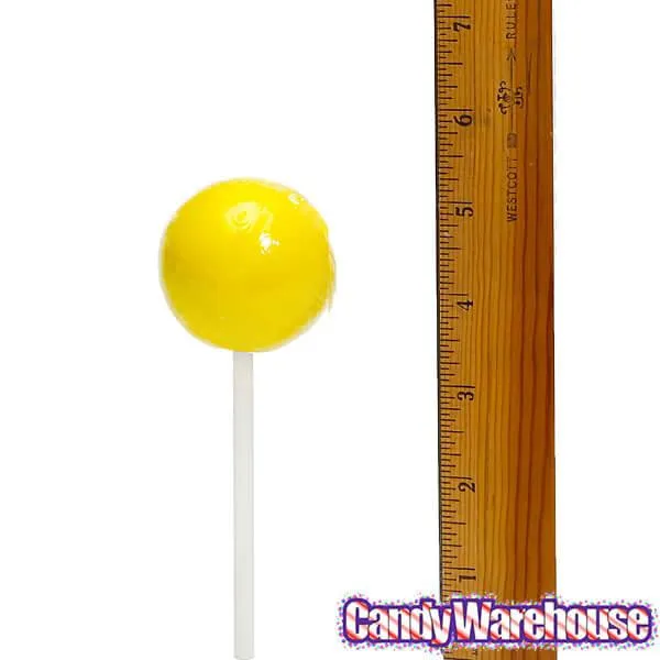 Espeez Paintball Pops Giant Jawbreaker Suckers - Yellow: 12-Piece Bag - Image 2
