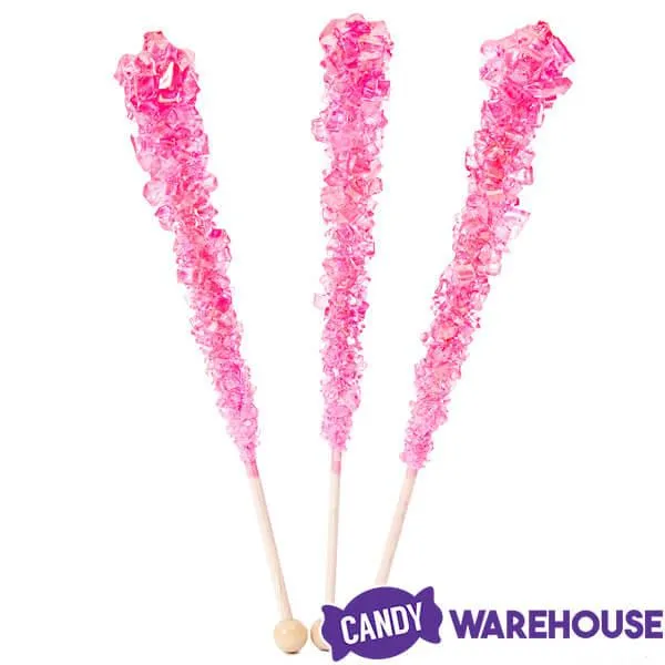Espeez Rock Candy Crystal Sticks - Pink: 36-Piece Tub - Image 2