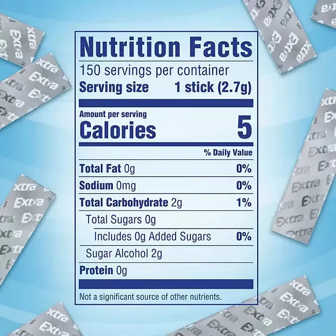 Extra Sugar Free Gum - Peppermint: 10-Piece Box - Image 3