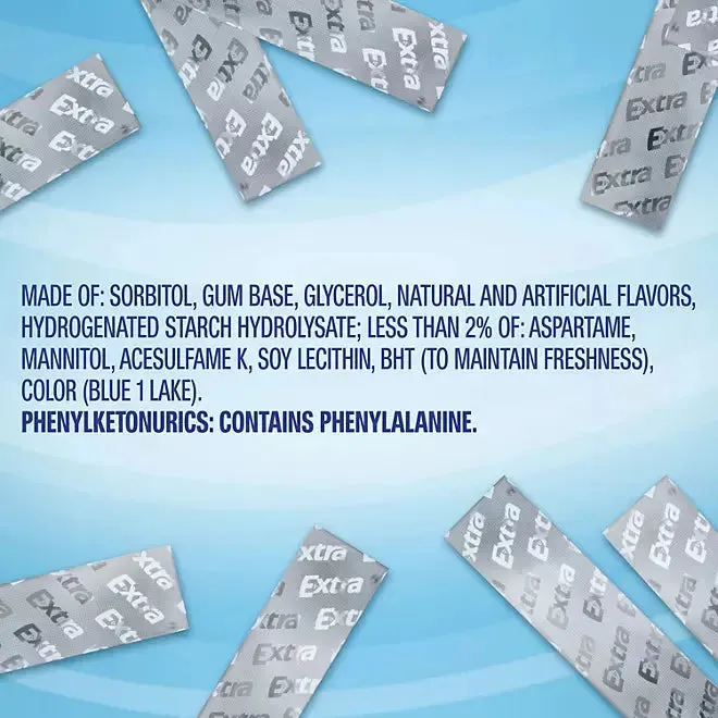 Extra Sugar Free Gum - Peppermint: 10-Piece Box - Image 4