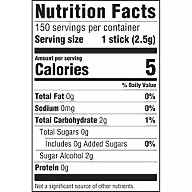 Extra Sugar Free Gum - Polar Ice: 10-Piece Box - Image 3