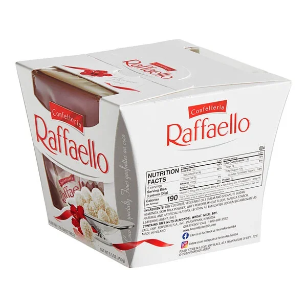 Ferrero Raffaello Coconut Almond Candy Gift Box: 6-Piece Case - Image 4
